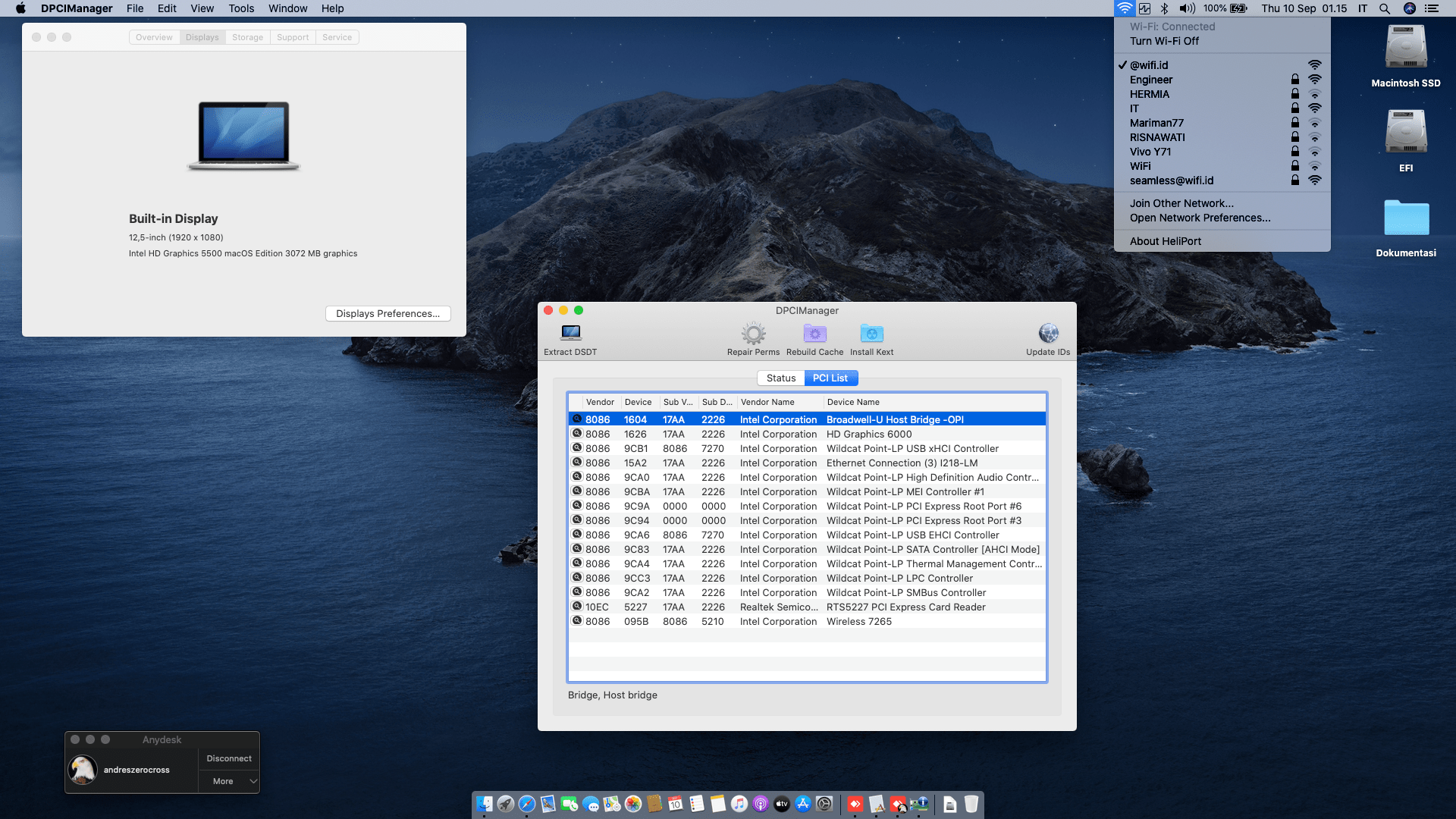 Lenovo Thinkpad X250 5th [Broadwell   Intel HD 5500] 2